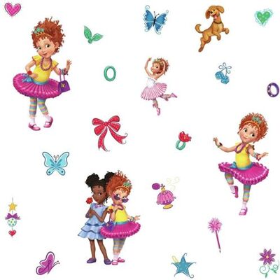 RoomMates stickers muraux Fancy Nancy vinyle 21 pièces Rose - Publicité RoomMates stickers muraux Fancy Nancy vinyle 21 pièces Rose - Publicité