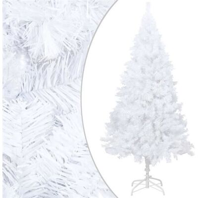 Arbre de Noël artificiel vidaXL avec branches épaisses Blanc - Sapin de Noël - Publicité Arbre de Noël artificiel vidaXL avec branches épaisses Blanc - Sapin de Noël - Publicité