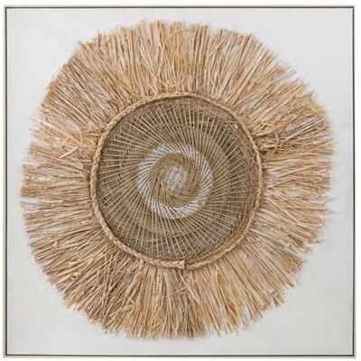 Non communiqué Tableau Déco Cercle "Ibiza" 100x100cm Naturel Beige - Publicité Non communiqué Tableau Déco Cercle "Ibiza" 100x100cm Naturel Beige - Publicité