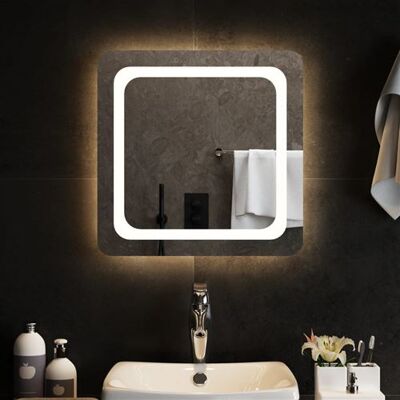 Non communiqué vidaXL Miroir de Salle de Bain à LED Miroir de Maquillage Lumineux Coiffeuse Cosmétique Décoration de Toilette Maison Intérieur 50x50 cm 151777 miroir - Publicité Non communiqué vidaXL Miroir de Salle de Bain à LED Miroir de Maquillage Lumineux Coiffeuse Cosmétique Décoration de Toilette Maison Intérieur 50x50 cm 151777 miroir - Publicité