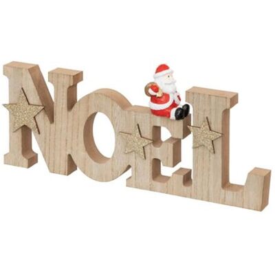 Non communiqué Atmosphera Créateur d'intérieur - Déco de Noël en Bois "Père Noël" 30cm Marron - Publicité Non communiqué Atmosphera Créateur d'intérieur - Déco de Noël en Bois "Père Noël" 30cm Marron - Publicité