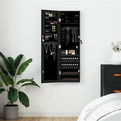 Non communiqué vidaXL Armoire à bijoux avec miroir murale noir 30x8,5x106 cm, armoire à bijoux, organisateur de bijoux, armoire à bijoux avec miroir - Publicité Non communiqué vidaXL Armoire à bijoux avec miroir murale noir 30x8,5x106 cm, armoire à bijoux, organisateur de bijoux, armoire à bijoux avec miroir - Publicité