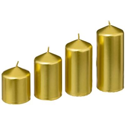 Non communiqué Atmosphera Créateur d'intérieur - Lot de 4 bougies "Avent" 505g Or Or - Publicité Non communiqué Atmosphera Créateur d'intérieur - Lot de 4 bougies "Avent" 505g Or Or - Publicité