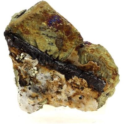Non communiqué CHALCOPYRITE - Pierre Naturelle en Provenance de Russie, Dal'negorsk - Cristal de Cuivre et de Fer, Brillant et Coloré 961.7 ct - Certificat d'Authenticité Inclus 64 x 40 x 50 mm - Publicité Non communiqué CHALCOPYRITE - Pierre Naturelle en Provenance de Russie, Dal'negorsk - Cristal de Cuivre et de Fer, Brillant et Coloré 961.7 ct - Certificat d'Authenticité Inclus 64 x 40 x 50 mm - Publicité
