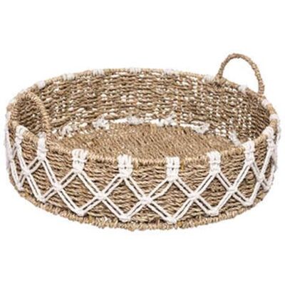 Non communiqué Atmosphera Créateur d'intérieur - Plateau Macramé Déco "Palm" 38cm Beige BEIGE - Publicité Non communiqué Atmosphera Créateur d'intérieur - Plateau Macramé Déco "Palm" 38cm Beige BEIGE - Publicité