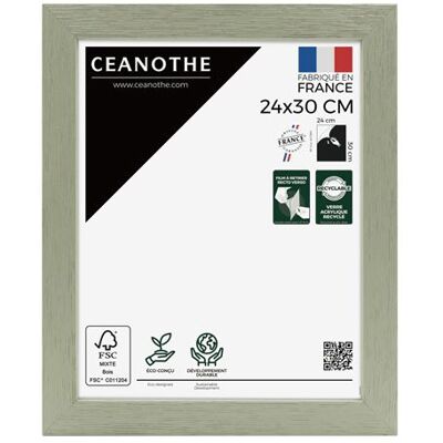Générique Cadre photo Karma tilleul 24x30 cm CEANOTHE en bois reconstitué fsc Verre acrylique Incassable - Fabriqué en France Vert clair - Publicité Générique Cadre photo Karma tilleul 24x30 cm CEANOTHE en bois reconstitué fsc Verre acrylique Incassable - Fabriqué en France Vert clair - Publicité