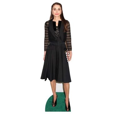 Non communiqué STAR CUTOUTS Figurine en carton Reine Rania de Jordanie en robe noire - Haut 171 cm Multicolors - Publicité Non communiqué STAR CUTOUTS Figurine en carton Reine Rania de Jordanie en robe noire - Haut 171 cm Multicolors - Publicité