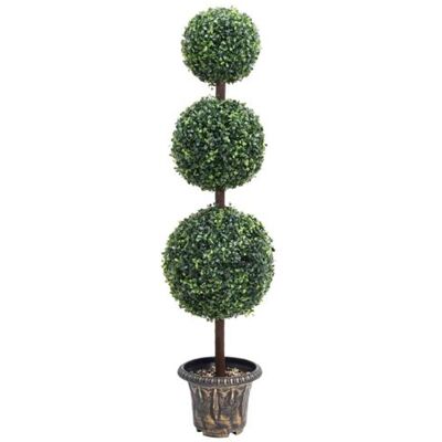 vidaXL Plante de buis artificielle avec pot - Décor sphérique vert - Publicité vidaXL Plante de buis artificielle avec pot - Décor sphérique vert - Publicité