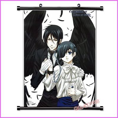OEM Poster en toile étanche avec cadre en PVC - Black Butler (#1326),40X60 CM - Publicité OEM Poster en toile étanche avec cadre en PVC - Black Butler (#1326),40X60 CM - Publicité