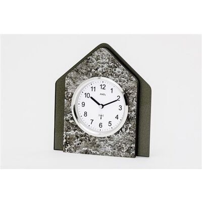 Horloge de table AMS F5169 - Quartz, Bois, Blanc - Publicité Horloge de table AMS F5169 - Quartz, Bois, Blanc - Publicité