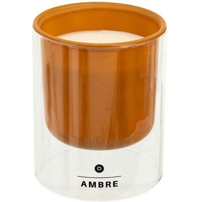 Non communiqué Atmosphera Créateur d'intérieur - Bougie Parfumée en Verre "Ilan" 220g Ambre Orange - Publicité Non communiqué Atmosphera Créateur d'intérieur - Bougie Parfumée en Verre "Ilan" 220g Ambre Orange - Publicité