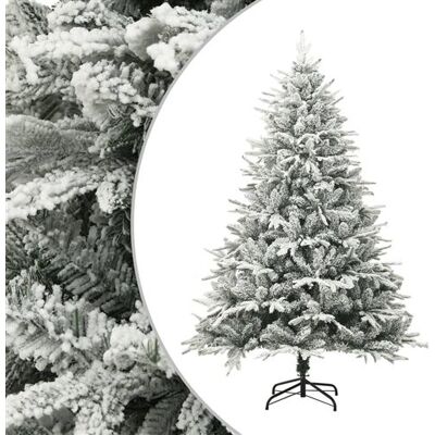 Non communiqué vidaXL Sapin de Noël artificiel à flocons de neige Vert 180 cm PVC/PE Vert - Publicité Non communiqué vidaXL Sapin de Noël artificiel à flocons de neige Vert 180 cm PVC/PE Vert - Publicité