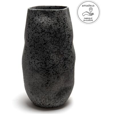 Amadeus Mali vase Gris 39 cm 20x20 cm - Publicité Amadeus Mali vase Gris 39 cm 20x20 cm - Publicité