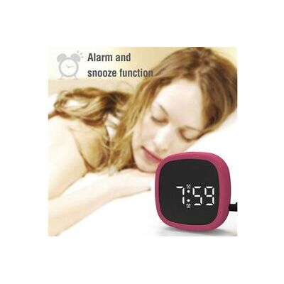 Non communiqué Réveil numérique affichage led poche silicone horloge activée par la voix horloge de bureau - rose Rose - Publicité Non communiqué Réveil numérique affichage led poche silicone horloge activée par la voix horloge de bureau - rose Rose - Publicité