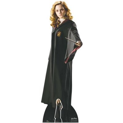 Générique STAR CUTOUTS Figurine en carton Hermione Granger uniforme Poudlard Harry Potter 163 CM Noir - Publicité Générique STAR CUTOUTS Figurine en carton Hermione Granger uniforme Poudlard Harry Potter 163 CM Noir - Publicité