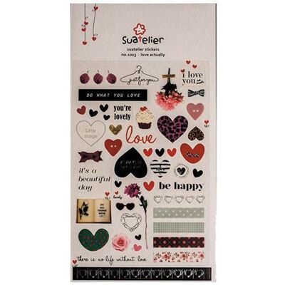 Stickers Love actually - Rayher Multicolore - Publicité Stickers Love actually - Rayher Multicolore - Publicité
