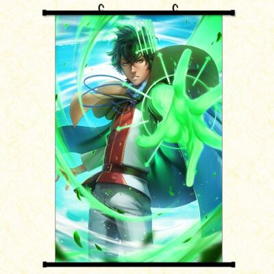 OEM Poster en toile étanche avec cadre en PVC - Black Clover (#1185),30X45 CM - Publicité OEM Poster en toile étanche avec cadre en PVC - Black Clover (#1185),30X45 CM - Publicité