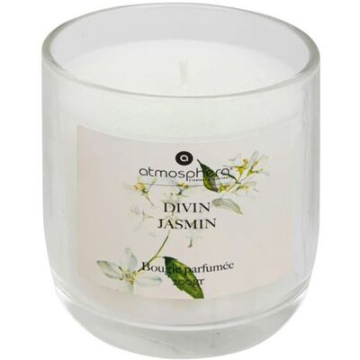 Non communiqué Atmosphera Créateur d'intérieur - Bougie Parfumée "Oudy" 200g Divin Jasmin Vert - Publicité Non communiqué Atmosphera Créateur d'intérieur - Bougie Parfumée "Oudy" 200g Divin Jasmin Vert - Publicité