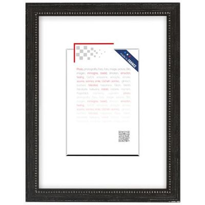 Cadre photo Perle noir 15x20 cm Brio 34301 Noir - Publicité Cadre photo Perle noir 15x20 cm Brio 34301 Noir - Publicité