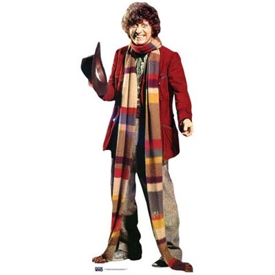 Générique STAR CUTOUTS Figurine en carton DOCTOR WHO Tom Baker Quatrième docteur Hauteur 181 cm Rouge - Publicité Générique STAR CUTOUTS Figurine en carton DOCTOR WHO Tom Baker Quatrième docteur Hauteur 181 cm Rouge - Publicité