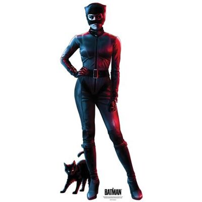 Non communiqué STAR CUTOUTS Figurine en carton Catwoman Costume Rouge et Bleu - Zoé Kravitz - Batman Film 2022 - Haut 87 cm Rouge - Publicité Non communiqué STAR CUTOUTS Figurine en carton Catwoman Costume Rouge et Bleu - Zoé Kravitz - Batman Film 2022 - Haut 87 cm Rouge - Publicité