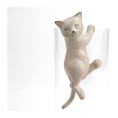 Le Monde des Animaux Statue : Chat suspendu crème - Amadeus - Crème / Ivoire - Résine Beige - Publicité Le Monde des Animaux Statue : Chat suspendu crème - Amadeus - Crème / Ivoire - Résine Beige - Publicité