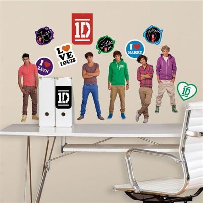 ROOMMATES 27 Stickers repositionnable One Direction Multicolors - Publicité ROOMMATES 27 Stickers repositionnable One Direction Multicolors - Publicité