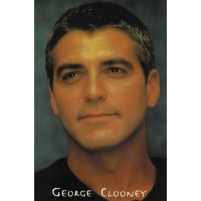 Générique George CLOONEY - 68,5x102 cm - AFFICHE / POSTER - Publicité Générique George CLOONEY - 68,5x102 cm - AFFICHE / POSTER - Publicité