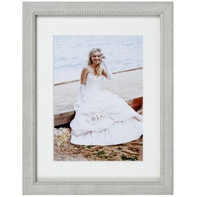 Cadre photo Perle gris clair 18x24 cm Brio 34109 Gris - Publicité Cadre photo Perle gris clair 18x24 cm Brio 34109 Gris - Publicité