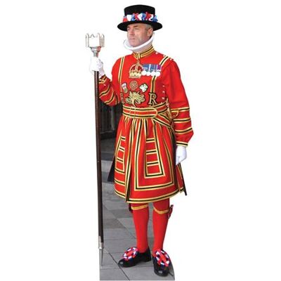 Iconicgreats - Beefeater Yeoman - 173cm - Cardboard Cutout - Publicité Iconicgreats - Beefeater Yeoman - 173cm - Cardboard Cutout - Publicité