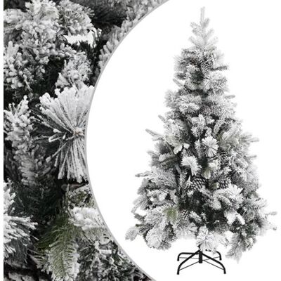 Non communiqué vidaXL Kerstboom met dennenappels en sneeuw 195 cm PVC en PE340531 Vert - Publicité Non communiqué vidaXL Kerstboom met dennenappels en sneeuw 195 cm PVC en PE340531 Vert - Publicité