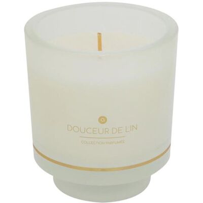 Non communiqué Atmosphera Créateur d'intérieur - Bougie Parfumée en Verre "Ilae" 225g Douceur de Lin - Publicité Non communiqué Atmosphera Créateur d'intérieur - Bougie Parfumée en Verre "Ilae" 225g Douceur de Lin - Publicité