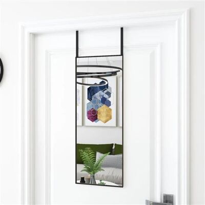 Non communiqué vidaXL Miroir de porte Noir 30x80 cm Verre et aluminium 327404 Noir - Publicité Non communiqué vidaXL Miroir de porte Noir 30x80 cm Verre et aluminium 327404 Noir - Publicité