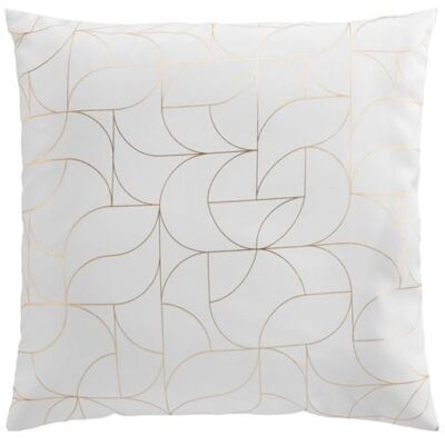 Artgeist Coussin Déco "Louxor" 60x60cm Blanc Blanc - Publicité Artgeist Coussin Déco "Louxor" 60x60cm Blanc Blanc - Publicité