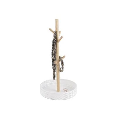 Present Time - Porte bijoux en bois Merge - H. 31 cm - Blanc - Merge Blanc - Publicité Present Time - Porte bijoux en bois Merge - H. 31 cm - Blanc - Merge Blanc - Publicité