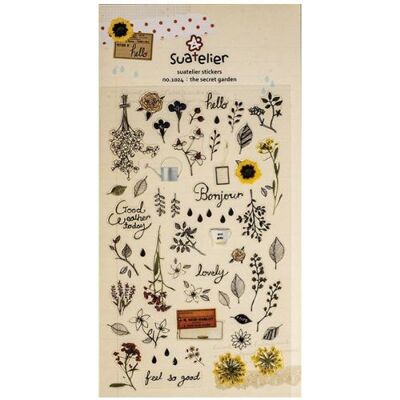 Rayher Stickers The Secret Garden - Publicité Rayher Stickers The Secret Garden - Publicité