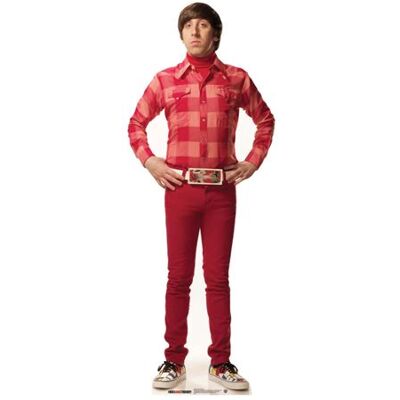 Générique STAR CUTOUTS Figurine en carton Howard Wolowitz Hauteur 165 cm Rouge - Publicité Générique STAR CUTOUTS Figurine en carton Howard Wolowitz Hauteur 165 cm Rouge - Publicité