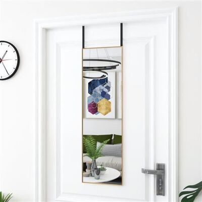 Non communiqué vidaXL Miroir de porte Doré 30x100 cm Verre et aluminium 327414 Orange - Publicité Non communiqué vidaXL Miroir de porte Doré 30x100 cm Verre et aluminium 327414 Orange - Publicité