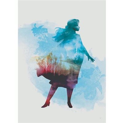 KOMAR Poster Disney La Reine des Neiges 2 - Anna portrait à l'aquarelle 30 cm x 40 cm Multicolors - Publicité KOMAR Poster Disney La Reine des Neiges 2 - Anna portrait à l'aquarelle 30 cm x 40 cm Multicolors - Publicité