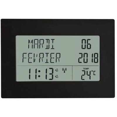 HESTEC Orium - Calendrier radiocommandé - LCD grand - Montre - Publicité HESTEC Orium - Calendrier radiocommandé - LCD grand - Montre - Publicité