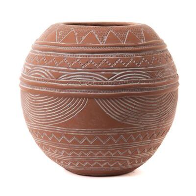 Amadeus - Casablanca - Marron - 26.5x26.5 cm - Vase - Publicité Amadeus - Casablanca - Marron - 26.5x26.5 cm - Vase - Publicité
