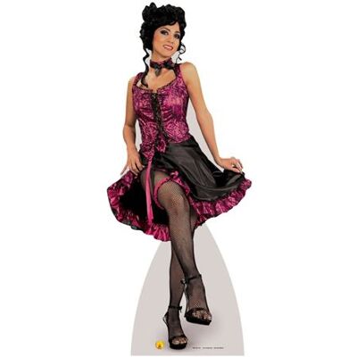 Générique STAR CUTOUTS Figurine en carton French Can Can danseuse en robe rose -H176 cm Rouge - Publicité Générique STAR CUTOUTS Figurine en carton French Can Can danseuse en robe rose -H176 cm Rouge - Publicité