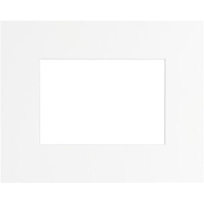 BRIO Passe-partout Epais blanc 50x70 cm ouverture 40x50 cm CEANOTHE en carton - Fabriqué en France Blanc - Publicité BRIO Passe-partout Epais blanc 50x70 cm ouverture 40x50 cm CEANOTHE en carton - Fabriqué en France Blanc - Publicité