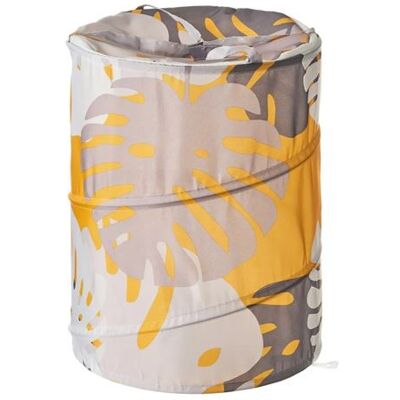 Non communiqué Corbeille de bain pliable en polyester panier à linge avec motif imprimé de feuilles multicolore - Diamètre 40 x Hauteur 55 cm -JUANIO- Multicolore - Publicité Non communiqué Corbeille de bain pliable en polyester panier à linge avec motif imprimé de feuilles multicolore - Diamètre 40 x Hauteur 55 cm -JUANIO- Multicolore - Publicité