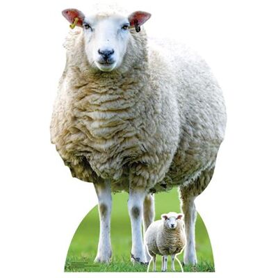 Iconicgreats - Sheep Farmyard Lifesize - Hauteur 94 cm - Publicité Iconicgreats - Sheep Farmyard Lifesize - Hauteur 94 cm - Publicité