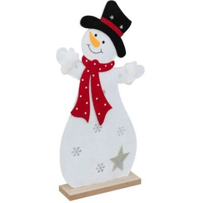 Non communiqué Atmosphera Créateur d'intérieur - Bonhomme de Neige Feutrine "LED" 37cm Blanc Blanc - Publicité Non communiqué Atmosphera Créateur d'intérieur - Bonhomme de Neige Feutrine "LED" 37cm Blanc Blanc - Publicité