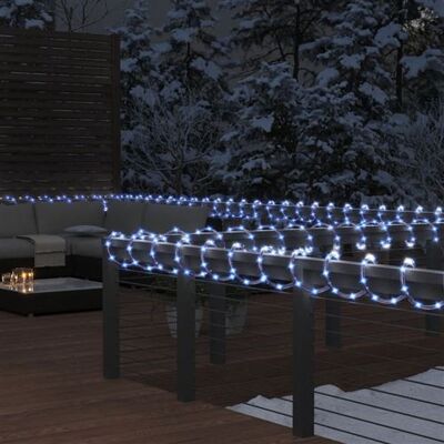 vidaXL Cordon lumineux 480 LEDs Blanc froid 20 m PVC - Light Hose - Publicité vidaXL Cordon lumineux 480 LEDs Blanc froid 20 m PVC - Light Hose - Publicité