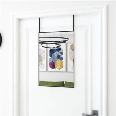 Non communiqué vidaXL Miroir de porte Noir 40x60 cm Verre et aluminium 327406 Noir - Publicité Non communiqué vidaXL Miroir de porte Noir 40x60 cm Verre et aluminium 327406 Noir - Publicité