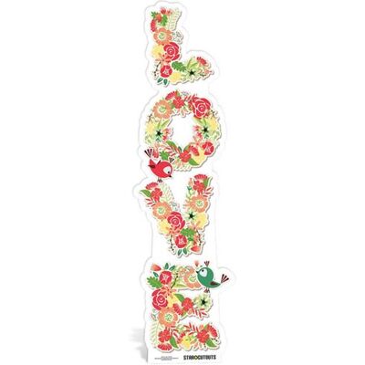 Générique STAR CUTOUTS Figurine en carton Amour Découpe 182 cm Rouge - Publicité Générique STAR CUTOUTS Figurine en carton Amour Découpe 182 cm Rouge - Publicité