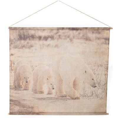 Non communiqué Kakemono Famille Ours 120x140 - Amadeus - Gris - Tissu Gris - Publicité Non communiqué Kakemono Famille Ours 120x140 - Amadeus - Gris - Tissu Gris - Publicité